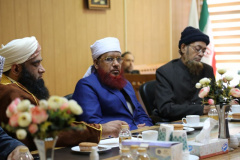 گزارش تصویری// دیدار هیئتی از اساتید و فرهیختگان اهل سنت کشور بنگلادش با ریاست دانشگاه