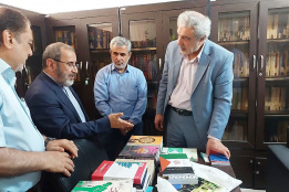 گزارش تصویری// بازدید ریاست محترم دانشگاه بین‌المللی مذاهب اسلامی از خبرگزاری قدس