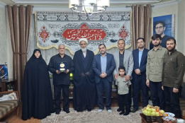 دیدار صمیمانه جمعی از مسئولان دانشگاه با خانواده شهید مهدی شعبانی از شهدای دفاع مقدس جنگ ۱۲روزه