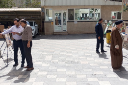 برپایی نمایشگاه اتحاد مقدس به مناسبت هفته دفاع مقدس در محوطه واحدمرکزی دانشگاه بین‌المللی مذاهب اسلامی