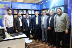 حضور هیات علمی دانشگاه بین المللی مذاهب اسلامی در غرفه دانشگاه، در سی و ششمین نمایشگاه کتاب تهران
