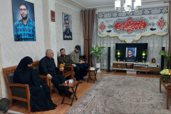 دیدار صمیمانه جمعی از مسئولان دانشگاه با خانواده شهید مهدی شعبانی از شهدای دفاع مقدس جنگ ۱۲روزه