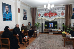 دیدار صمیمانه جمعی از مسئولان دانشگاه با خانواده شهید مهدی شعبانی از شهدای دفاع مقدس جنگ ۱۲روزه