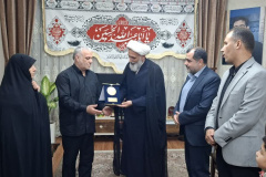 دیدار صمیمانه جمعی از مسئولان دانشگاه با خانواده شهید مهدی شعبانی از شهدای دفاع مقدس جنگ ۱۲روزه