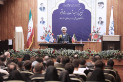 گزارش تصویری// حضور معاون اول قوه قضاییه بمناسبت روز دانشجو در دانشگاه مذاهب اسلامی