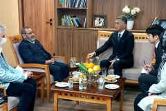 گزارش تصویری// دیدار رئیس دانشگاه بین‌المللی مذاهب اسلامی و سفیر کشور ژاپن در ایران