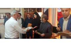 گزارش تصویری| مراسم گرامیداشت شهدای جنگ تحمیلی رمضان و تقدیر از همکاران فعال در ایام جنگ