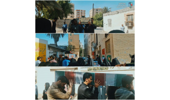 آیین استقبال و تشییع پیکر مطهر شهید گمنام شعبه بندرعباس