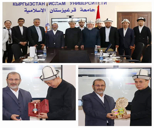 دیدار رئیس دانشگاه بینالمللی مذاهب اسلامی با رئیس دانشگاه اسلامی بیشکک